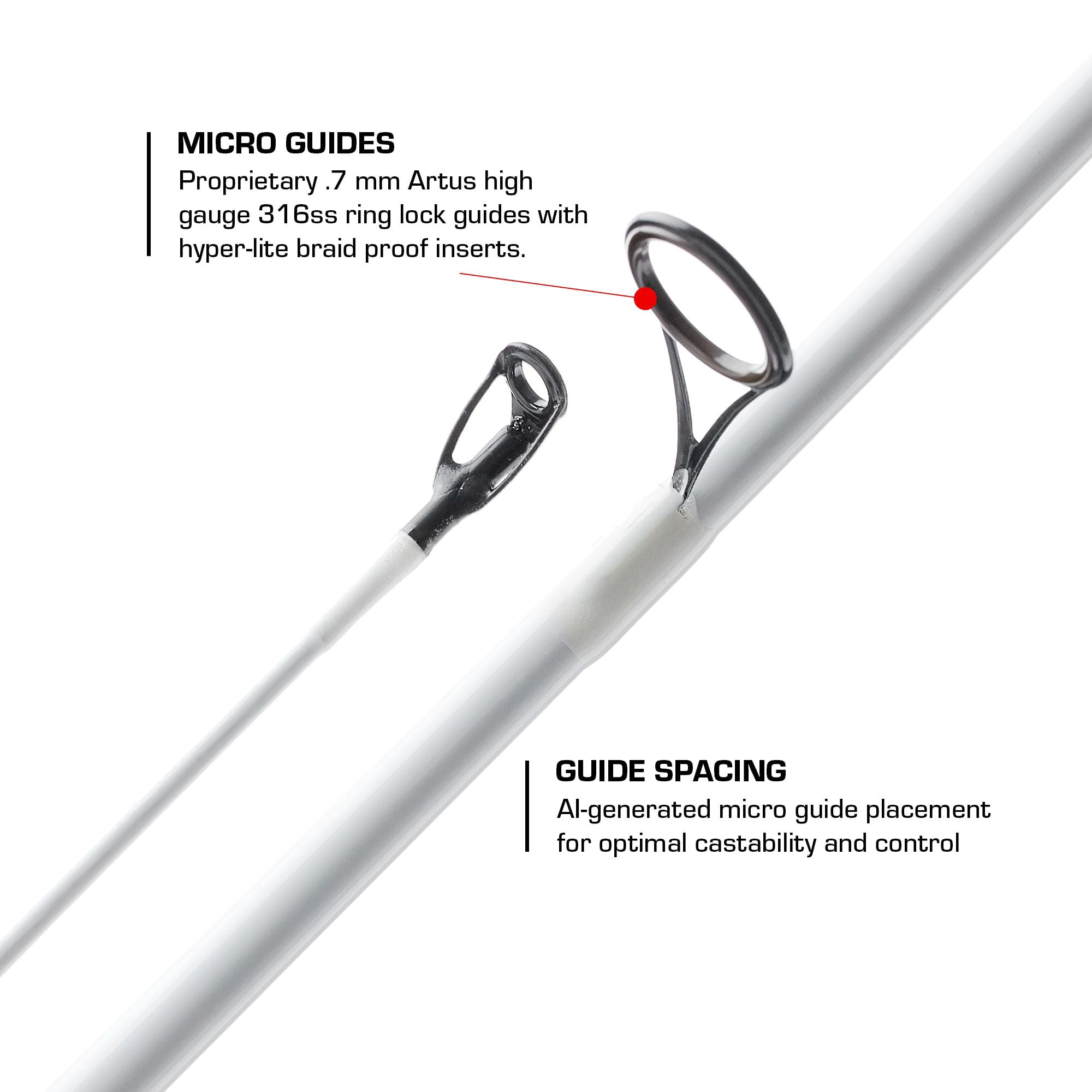 Duckett Fishing Micro Magic Pro Casting, Spinning & Crankin' Rods