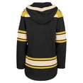 thumbnail image 3 of Women's '47  Black Pittsburgh Penguins Superior Lacer Pullover Hoodie, 3 of 3