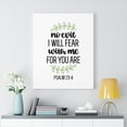 thumbnail image 2 of Scripture Walls Psalm 23:4 No Evil Bible Verse Canvas Christian Wall Art Ready to Hang Unframed, 2 of 12