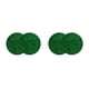 thumbnail image 1 of Scienceny Portavasos universal para coche Esteras de aislamiento térmico redondas Almohadillas de diamantes de imitación antideslizantes Verde 2piezas, 1 of 6