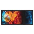 thumbnail image 4 of POLERO Baseball Fire Flame Print Slim Trifold Card Wallet, Polyester Kids Trifold Wallet Easy to Clean Children's Wallet for Sports Outdoor, 4 of 6