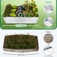 thumbnail image 5 of Funcid Galvanized Raised Garden Beds 6ft×3ft×2ft Large Metal Garden Beds Galvanized Steel Planter Box for Vegetables Flowers Herbs Outdoor, 5 of 10