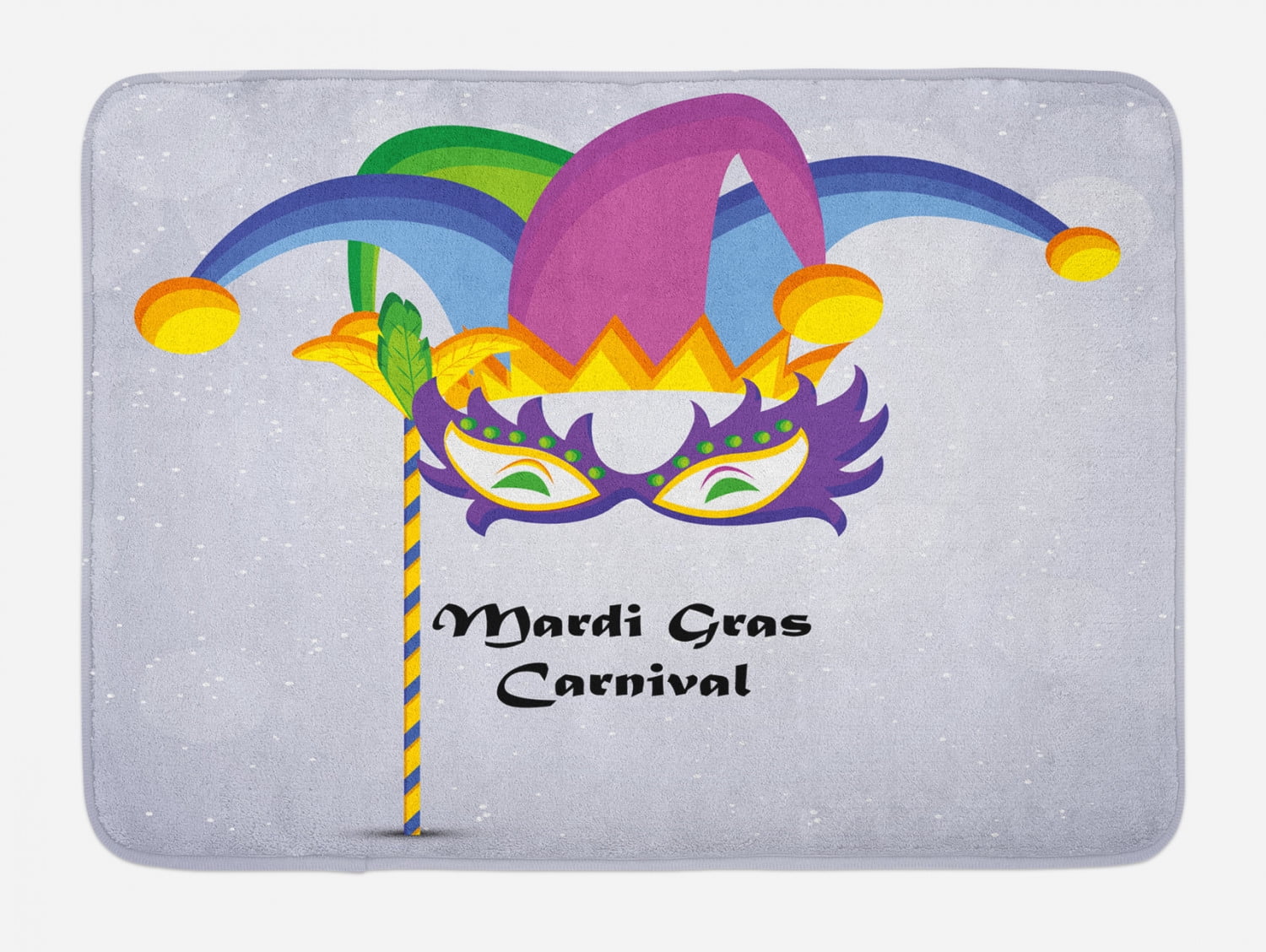 mardi gras kitchen mat