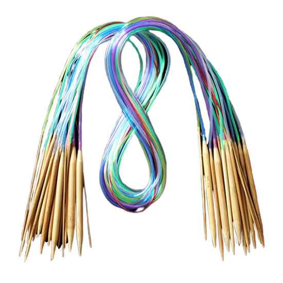 Futurekart 18 Sizes Carbonized Bamboo Knitting Needles Single