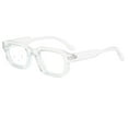 thumbnail image 1 of Square Retro Rectangular Frame Blue Light Blocking Glasses For Men And Women With Thick Sturdy Design, 1 of 2