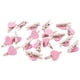 thumbnail image 2 of Mini Amor en Forma de Corazón Clips de Madera Mensaje Soporte de Foto ÁLbum Tarjeta Clavijas de Papel Decoración Fotografía - Rosa 60 Piezas, 2 of 5