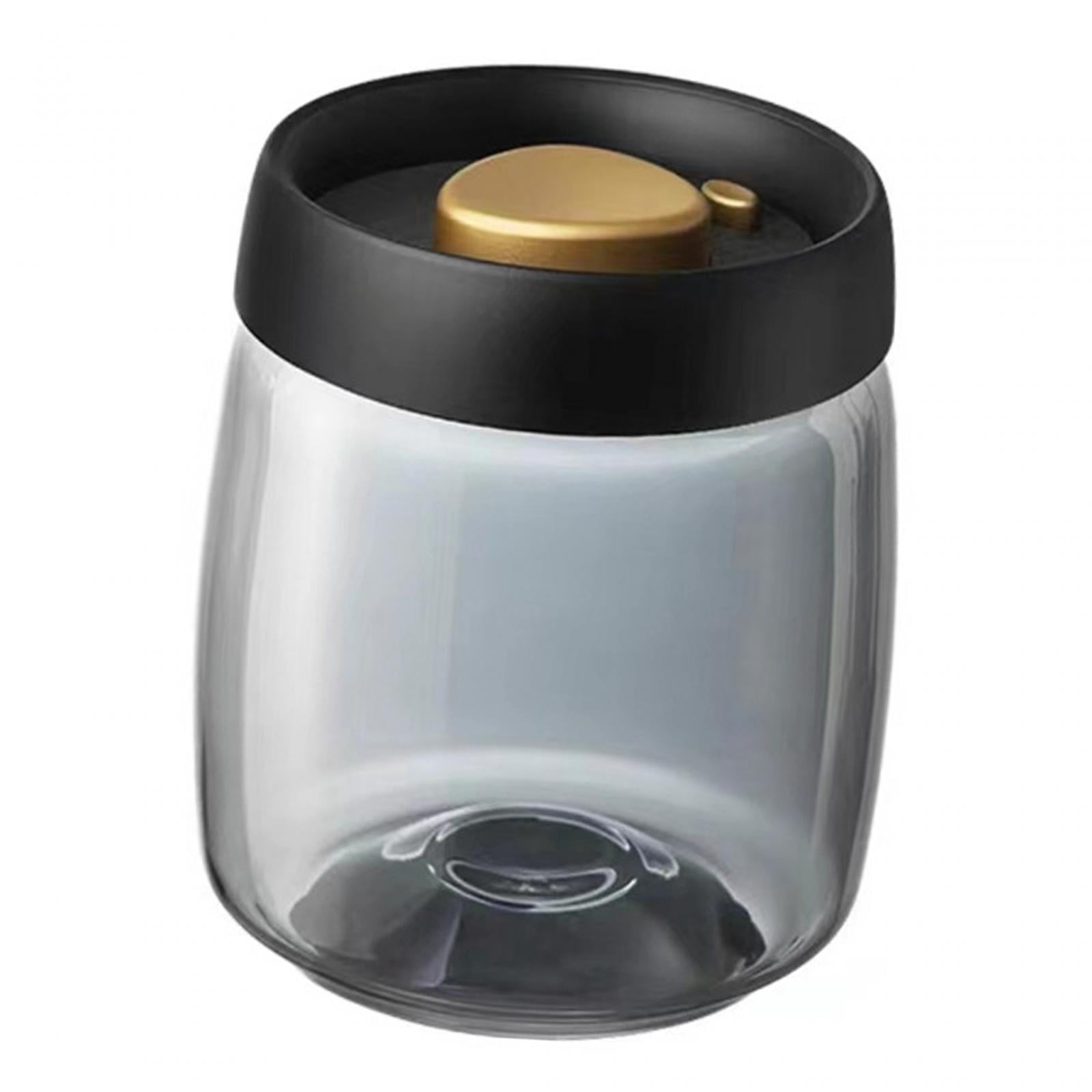 Glass Box Multifunctional Freestanding with Vacuum Lid Food Storage Container Airtight Rice Storage Container  Medium