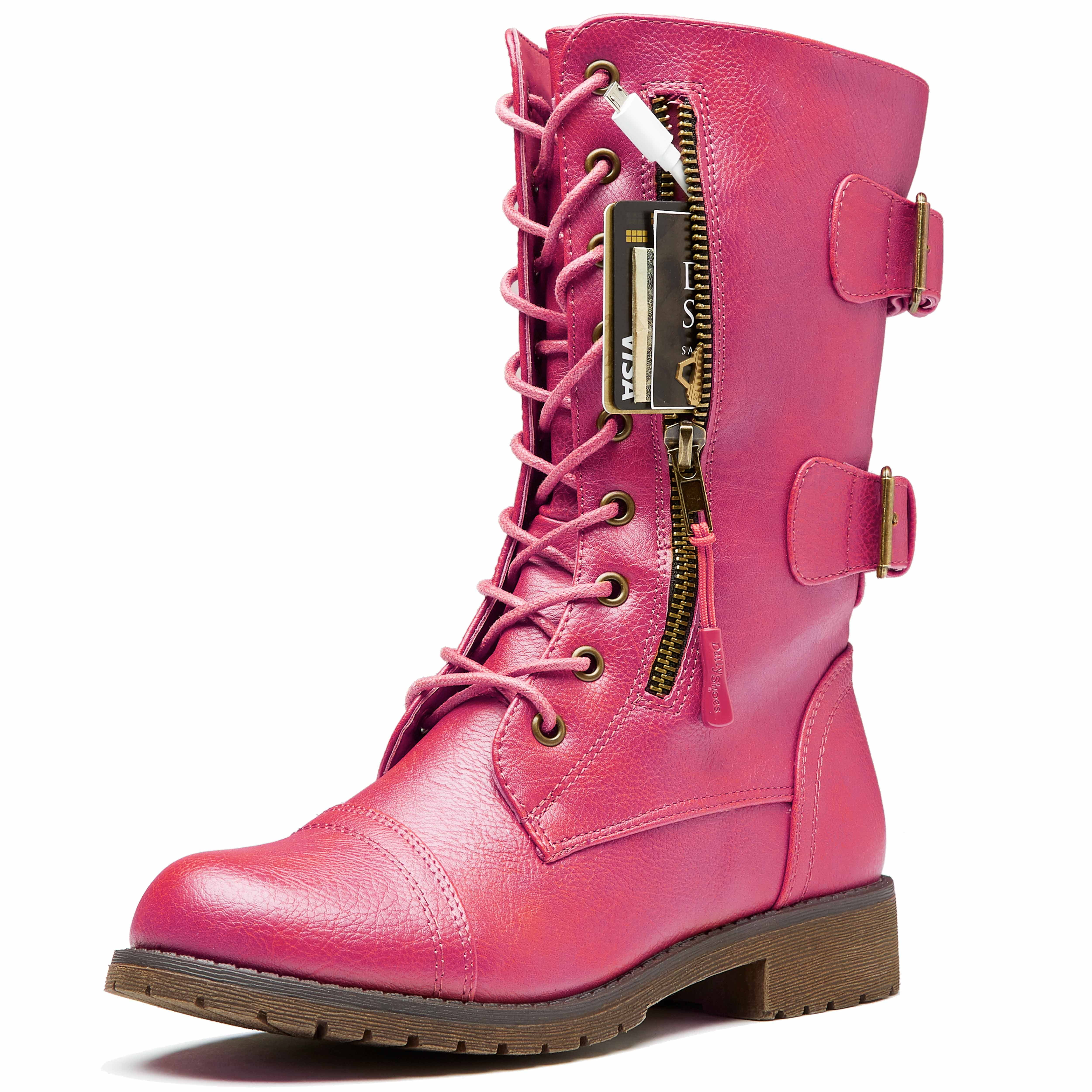 pink womens boots