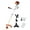 Orange Aluminum, variant on 52cc Gas Weed Eater String Trimmer Brush Cutter, 2-in-1, 10'' Blade, Shoulder Strap