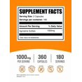 thumbnail image 2 of BulkSupplements Agmatine Sulfate Capsules, 1000mg per Serving (360 Capsules - 180 Servings), 2 of 5