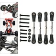 thumbnail image 3 of QualitChoice 4pcs/set RC Adjustable Steering Rod for Truck HSP Car 1:10 RC 62mm-71mm, 3 of 6