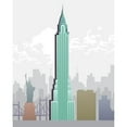 thumbnail image 3 of Hogan, Melody 15x18 Black Modern Framed Museum Art Print Titled - Deco World Landmarks 1, 3 of 5