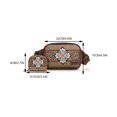 thumbnail image 2 of Riñonera Boho con correa ajustable bolso cruzado riñonera de moda para mujer, 2 of 5