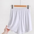 thumbnail image 2 of Summer Womens Shorts Fashion Shorts For Women Bit Cotton Loose Oversized New able Casual Thin Breathable Simple Home Three Part Pants For Women, 2 of 4