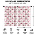 thumbnail image 2 of Blackout Kids Curtains,Pink Baseballs and Bows Pattern Childrens Insulated Curtains Set Of 2,Bedroom Essentials,Toddler Room Decor 42"x63", 2 of 5