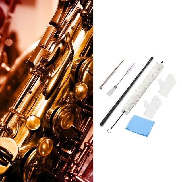 Cleaning Tools for Instrument Care – 1 Set of Cleaning Brush Cloth Instrument Care Flute Cleaning Tool Accessories