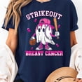 thumbnail image 2 of Strike Out Breast Cancer Baseball Fight Awareness Unisex T-Shirt, Sizes S-5XL - Gategoo, 2 of 5