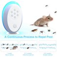 thumbnail image 5 of Tapones repelentes ultrasónicos para mosquitos, juego de 4 repelentes ultrasónicos para ratones y moscas para repeler arañas, mosquitos, ratas y cucarachas, 5 of 5