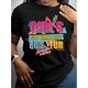 thumbnail image 1 of Camiseta gráfica divertida para mujer, informal, de cuello redondo y manga corta, de largo regular, para todas las estaciones, ideal para deportes de ocio., 1 of 5
