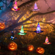 thumbnail image 5 of sombrero de bruja de halloween sombrero de mago resplandor sombrero de mago Ormromra CPB-CJZ01-5, 5 of 5