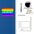 thumbnail image 2 of Off The Wall Plates - Rainbow Painted look - Triple Gang Light Switch, 2 of 4