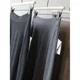 thumbnail image 4 of Falda ajustada de cintura alta para mujer, pantalones largos irregulares, falda cruzada de un solo paso de polar de invierno, 4 of 5