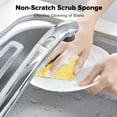 thumbnail image 6 of (2 pack) MYSPRI 16 Pack Kitchen Sponges for Dishes Cleaning Non Scratch Compressed Sponges DIY, 6 of 8
