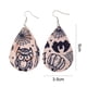 thumbnail image 2 of Colgante de cuero de doble cara de Halloween, pendientes colgantes, 2 of 5