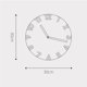 thumbnail image 2 of Reloj de pared redondo. Diseño moderno y minimalista. Funcionamiento silencioso. Alimentado por pilas., 2 of 6