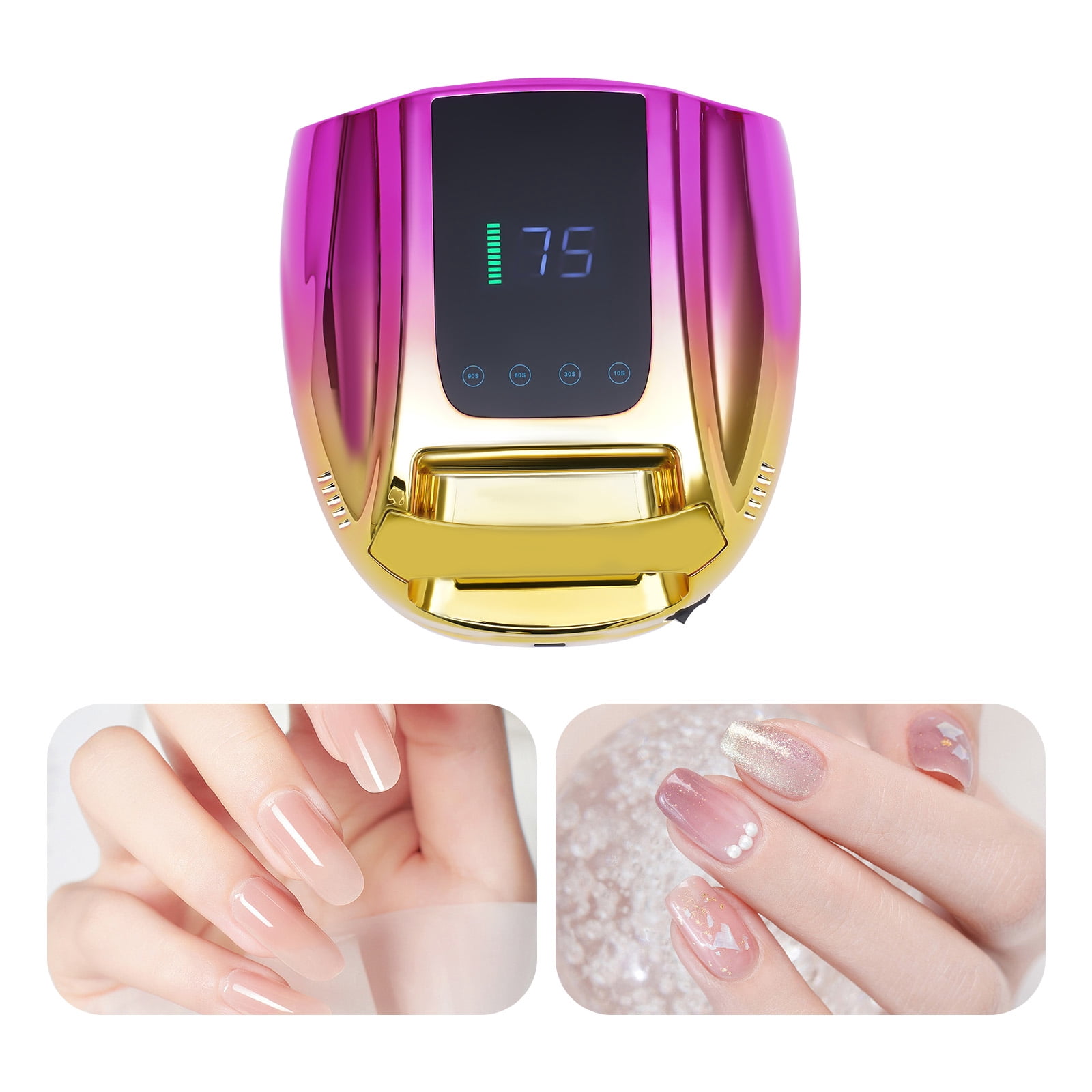 Professional Rechargeable 96W UV LED Portable Cordless UV Light for Nail Lamp
