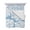 Blue, Denim, White, variant on Quilts Twin Size Bedding Set, Light Blue Monstera Deliciosa Lightweight Quilted Comforter, Summer Botanical Tropical Soft Reversible Bedspread Coverlet with Pillow Covers for All Season, 68" x 86"