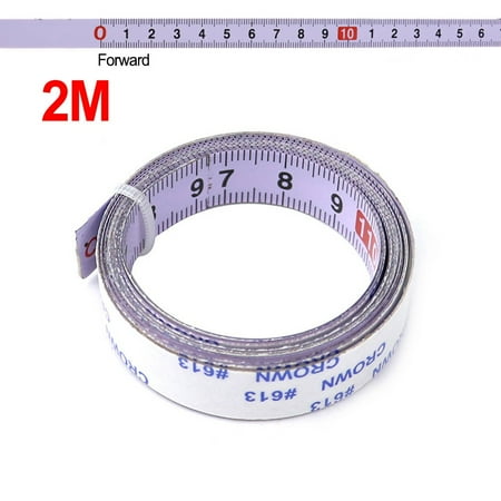 

Fule Self Adhesive Stainless Steel 2M Metric Measuring Tape Ruler For Woodworking