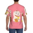 thumbnail image 2 of Rocae Cute Cat for Men's Moisture-Wicking Crew Tee - T-Shirt for Sports, Outdoor Activities, and Casual WearXX-Large, 2 of 9