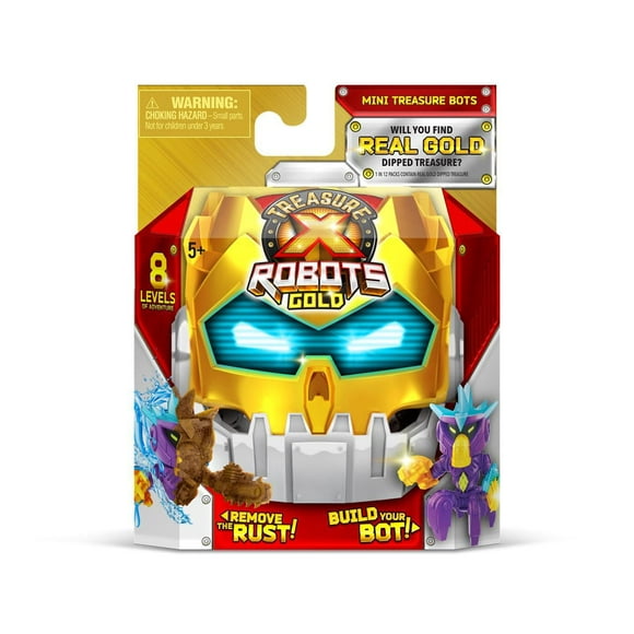 Treasure X Robot Gold - Mini Robots, 8 niveau d'aventure!