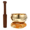 thumbnail image 1 of Miangastore Buddha Sound Bowl Golden 1 Set Tibetan Style, 1 of 8
