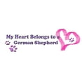 thumbnail image 3 of CafePress - My Heart Belongs To My Dog Breed Women's Light P - Women's Short Sleeve Print T-Shirt and Pants Light Cotton Pajama Set, 3 of 7