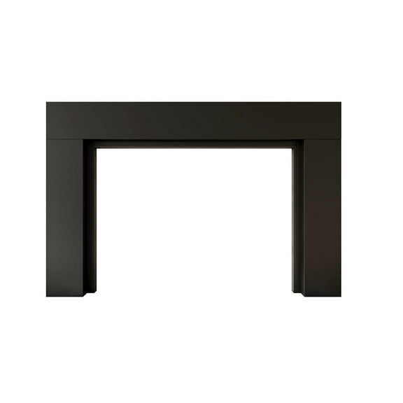 Modern Ember Sabine 56 inch Wood Fireplace Mantel Surround Kit - Black