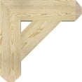 thumbnail image 3 of Ekena Millwork 6"W x 24"D x 24"H Traditional Craftsman Rough Sawn Bracket, Douglas Fir, 3 of 13