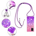 thumbnail image 5 of Funda para Samsung Galaxy A51 5G Brillantina Líquida Divertida Reluciente y con Cristales en Movimiento Cuerpo Cruzado con Cordón Ajustable, 5 of 5