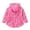 Hot Pink, variant on Qingpeng Toddler Girls Boys Zip Up Hoodie Kids Casual Loose Long Sleeves Outwear Cute Print Lightweight Thin Jacket