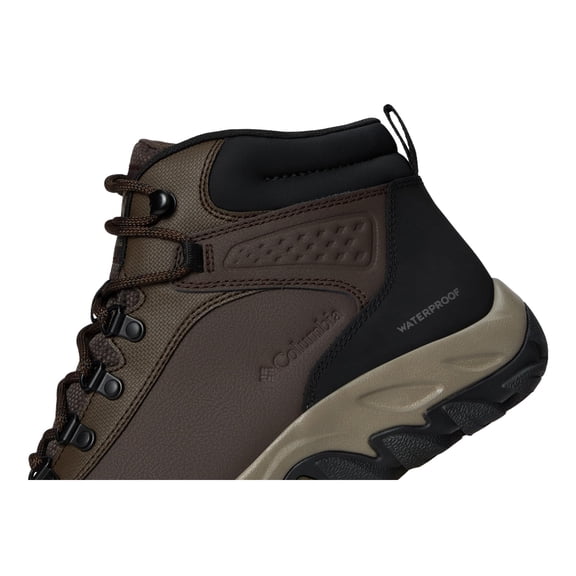 Columbia 2125221 Newton Explorer Waterproof Hiking Boots for Men, 13W, Cordovan/Stone Green