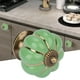 thumbnail image 3 of Daboolka Pomos de calabaza de cerámica estilo europeo tirador para muebles de cajón de gabinete de habitación (verde), 3 of 8
