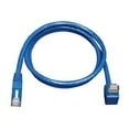 thumbnail image 3 of Eaton Tripp Lite Series Down-Angle Cat6 Gigabit Molded UTP Ethernet Cable (RJ45 Right-Angle Down M to RJ45 M), Blue, 3 ft. (0.91 m) - Patch cable - RJ-45 (M) to RJ-45 (M) - 91 cm - CAT 6 - down-angled connector, molded, stranded - blue, 3 of 9