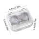 thumbnail image 4 of Estuche para lentes de contacto con doble compartimento, diseño compacto y a prueba de fugas para uso diario, viajes y actividades al aire libre., 4 of 7