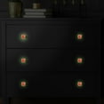 thumbnail image 5 of 4PCS Square Cabinet Fluorescence Knob Glowing in the Dark Furniture Drawer Pulls Handle with Screws Snowflakes, 5 of 5