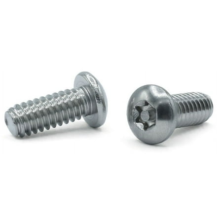 

1/4-20 x 1 1/2 Security Machine Screws / Pin-In 6 Lobe / Button Head / 18-8 Stainless Steel - 800 Piece Carton