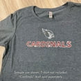 thumbnail image 4 of Ensemble de 4 Petits T-Shirts Cardinal Blue Jay Head Scintillants en Cristal de Strass par JCS Rhinestones, 4 of 4