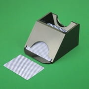 Aellinatey 1 Deck Acrylic Playing Card Dealing Shoe Playing Card Shuffler Pokers Dealer Equipment and Game Supplies Enduring
