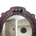 thumbnail image 2 of Nagina International Porthole Gear Shaped Antique Coke Finish Round Porthole Mirror Frame | Ship's Hinged Porthole | Wall Sculptures & Nautical Maritime Decorative Ideas [Steampunk] (12 Inches), 2 of 4