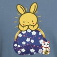 thumbnail image 3 of CafePress - Japanese Style Rabbit With Purse T Shirt - Mens Comfort Colors Shirt, 3 of 5